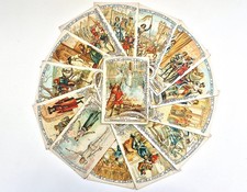 LA VIE DE JEANNE D’ARC 14 CARTES PUB CHOCOLATERIE D’AIGUEBELLE CHROMOS ANNÉES 20