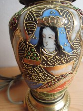 Petite LAMPE  XIXème émaux