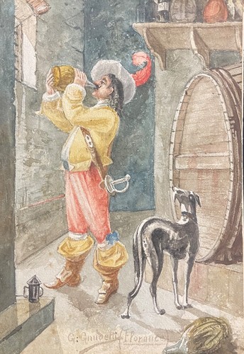 Cavalier lévrier chai - et, au