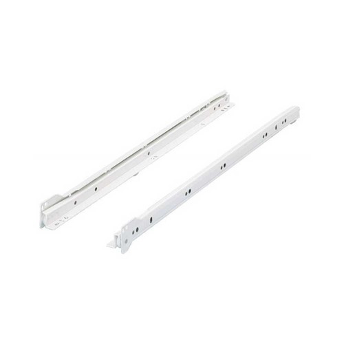 Coulisse galets 30kg blanc - coulisse,