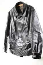 Ancienne Veste De Moto Noire