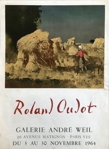 Roland oudot affiche litho - roland,