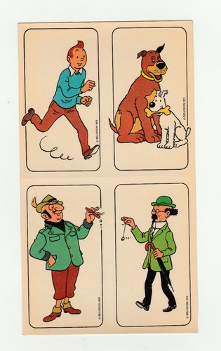 Herge tintin feuillet - feuillet, 4