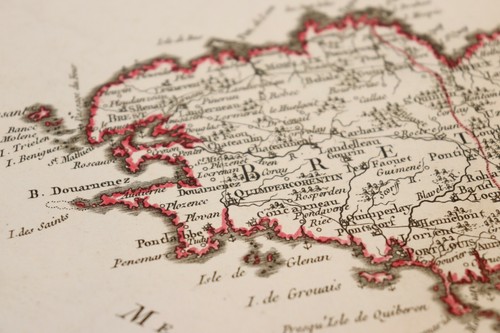 1763 map carte géographe - map,