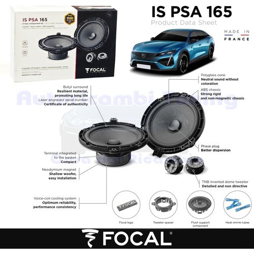 Enceintes avant focal plug - enceintes,