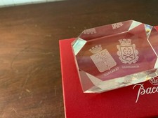 Presse papier 'Jumelage Gernsbach' en cristal de Baccarat modèle2
