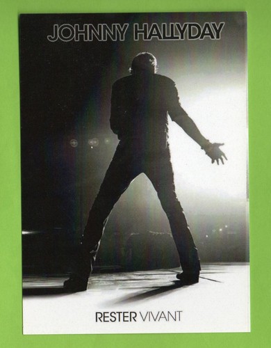Johnny hallyday carte postale - johnny,