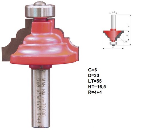 Fraise type 8ac - type, gamme