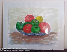 Aquarelle signée D Cheval -