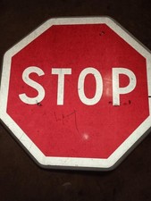 panneau stop signalétique table - déco - chantier voirie route parking sécurité