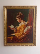 Tableau Canevas La Liseuse