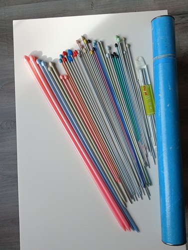 Lot paires aiguilles - 21,