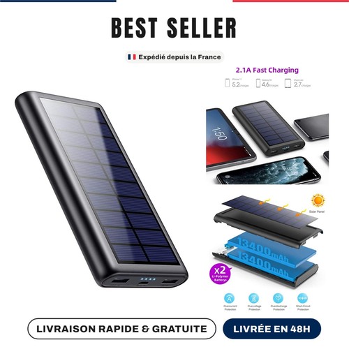 Batterie externe solaire - externe,