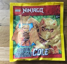 POLYBAG FIGURINE MINIFIGURE LEGO NINJAGO FOIL 89304 GOLDEN DRAGON COLE AVEC AILE