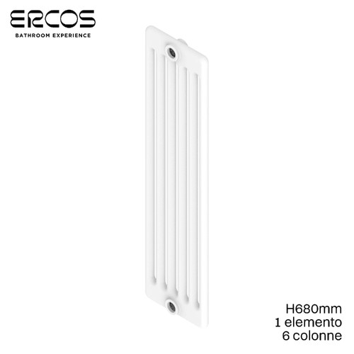 Radiateur tubulaire blanc - , en