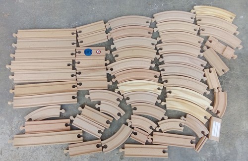 Lot rail bois - rail, brio