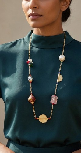 Collier bohème chic perles - chic,
