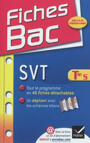 Fiches bac svt tle - svt, s: