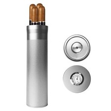 Cave à Cigares Portable Étui à Cigare en Acier Inoxydable Boîte à Cigares de ...
