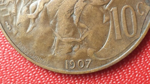 Centimes dupuis 1907 - centimes,