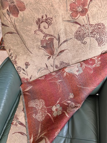 Coupon vintage beau tissu