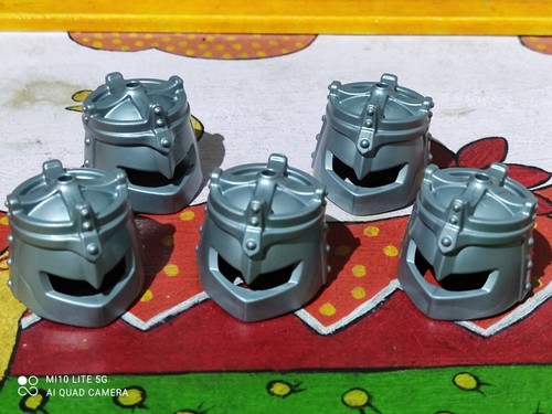 Playmobil casques - playmobil, x5