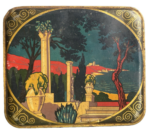 Boîte gâteaux art déco - boîte,