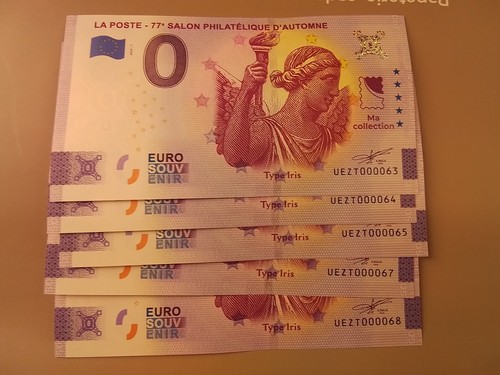 Billet zero euro - zero, poste