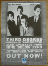 NINE BELOW ZERO Third Degree FLYER UK 2001