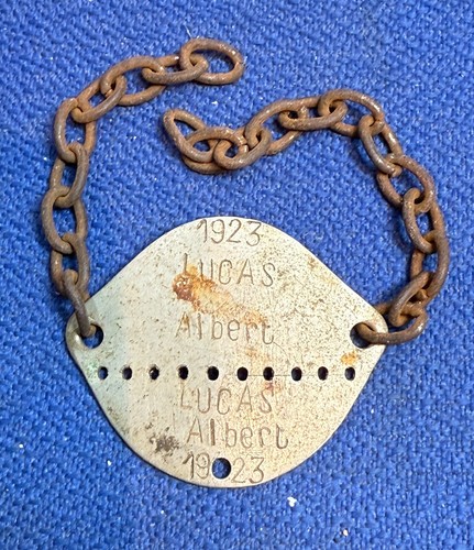 Militaria plaque identite - militaria,