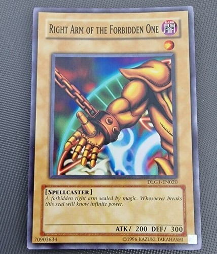 Cartes exodia right - cartes, yu-gi-oh!