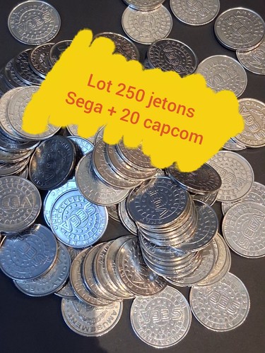 Lot 250 jetons - jetons, +