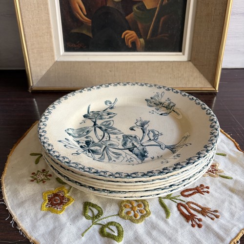 Assiettes plates faience de - plates,