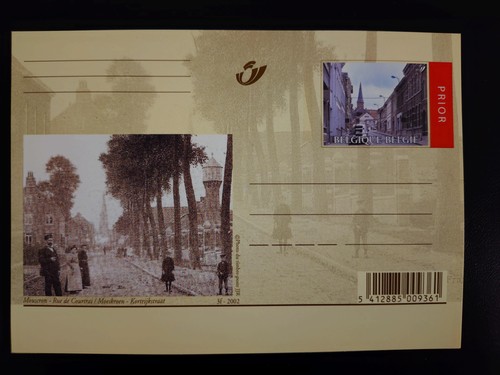 Carte postale belgique - carte, 2002