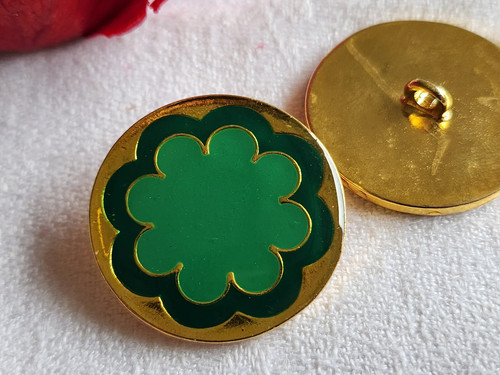 Haute couture bouton vintage