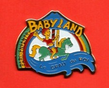 Pin's lapel pin Parc  d'Attraction BABYLAND Le GRAU du ROI Manège cheval de bois