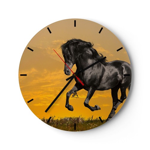 Horloge murale verre - murale, en