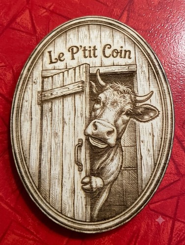 Plaque porte pour - de,