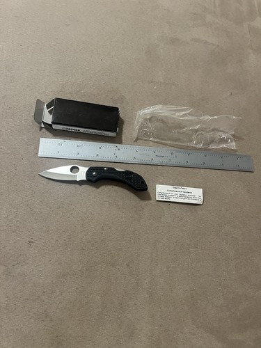 Nos early spyderco c28pbk clip - spyderco,