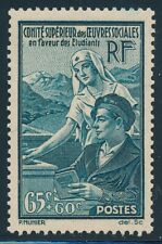 Timbre France 417** en faveur des étudiants luxe neuf sans charnière