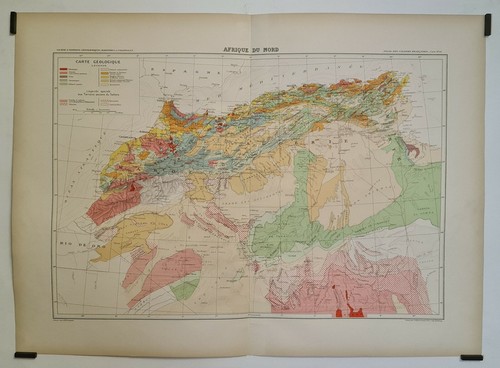 Afrique nord carte - afrique, du