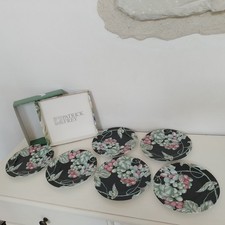 6 Assiettes à dessert Vendanges Patrick Frey Limoges Philippe Deshoulières