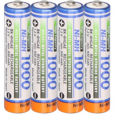 4X Panasonic AAA Accus Ni-MH