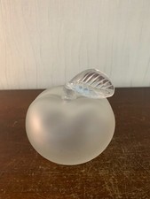 Flacon parfum pomme en cristal