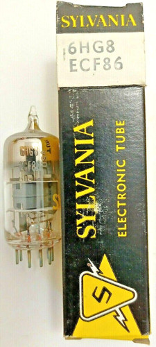 Tube 6hg8 ecf86 sylvania nos - 6hg8/ecf86,