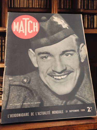 Vintage paris match - vintage, 1940