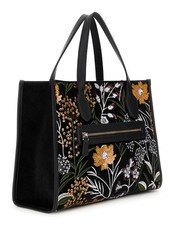 GUESS sac à main Zalina 2 Compartment Tote Black Multi