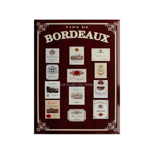 Plaque métal publicitaire