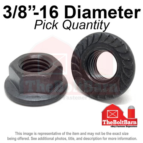 Grade 8 serrated - 3/8"-16,