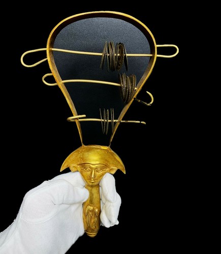 Magnifique sistrum cuivre - sistrum, en